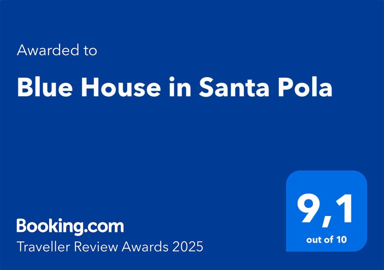Апартаменты Blue House In Санта Пола Экстерьер фото